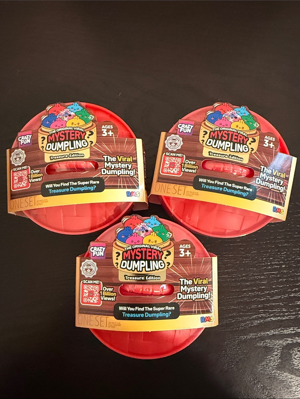 3x RMS Treasure Edition The Original Mystery Dumpling